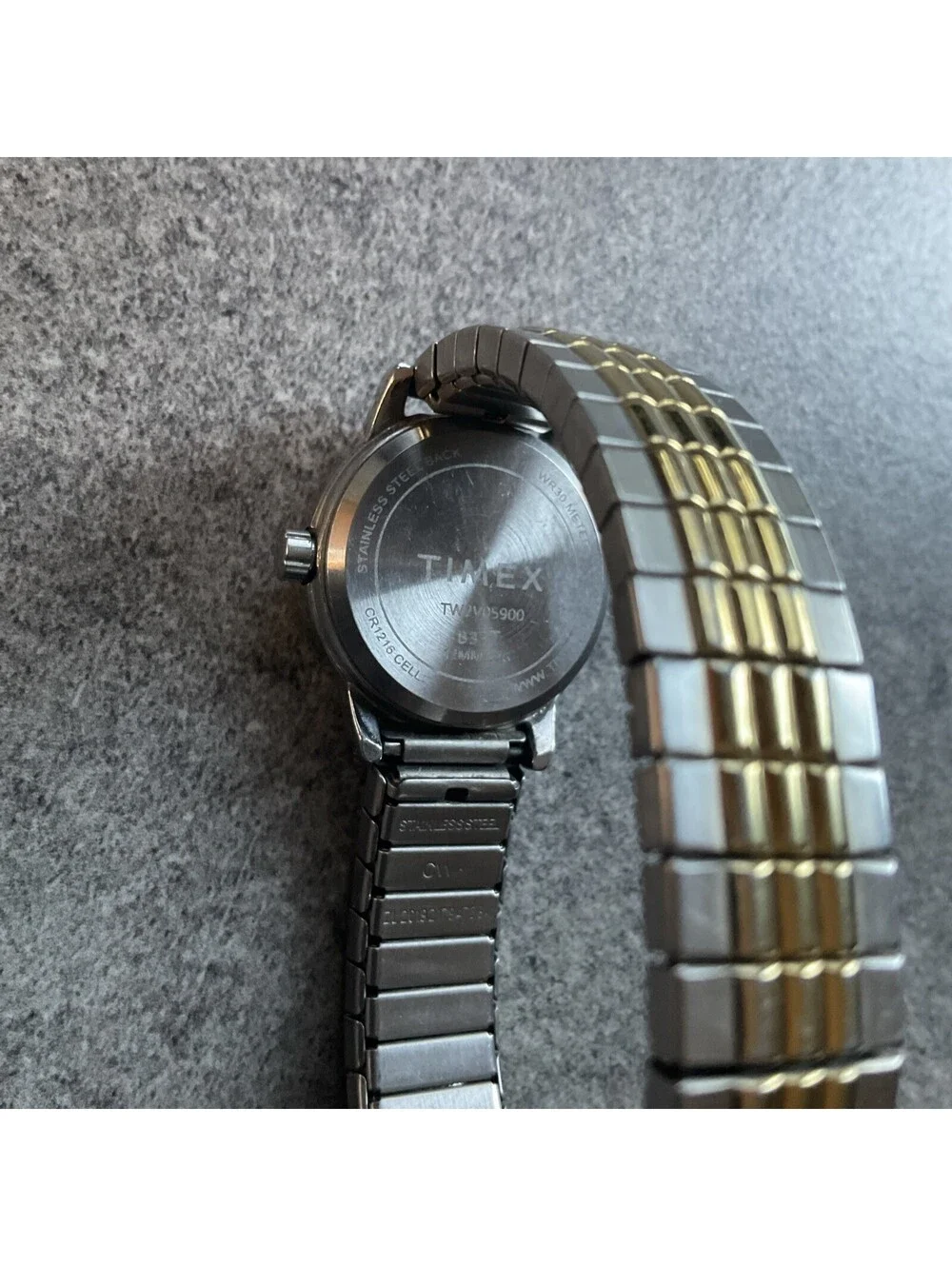 Timex Womens Easy Reader Watch 25mm Two Tone Stainless Steel Case & Band A15